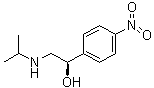 (-)-硝苯洛尔分子结构 (CAS 5302-35-2)