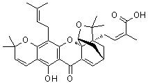 结构式 CAS# 5304-71-2, 藤黄酸