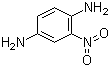 结构式 CAS# 5307-14-2, 2-硝基-1,4-苯二胺; 邻硝基对苯二胺