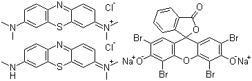 Azure II eosinate molecular structure (CAS 53092-85-6)