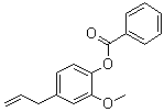 Eugenyl benzoate molecular structure (CAS 531-26-0)