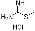 Carbamimidothioic acid methyl ester monohydrochloride molecular structure (CAS 53114-57-1)