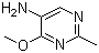 4-甲氧基-2-甲基-5-氨基嘧啶分子结构 (CAS 53135-45-8)