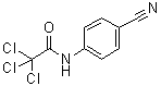 2,2,2-Trichloro-N-(4-cyanophenyl)acetamide molecular structure (CAS 53165-95-0)