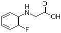 结构式 CAS# 5319-42-6, (2-氟苯基氨基)乙酸