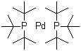 二(三叔丁基膦)钯分子结构 (CAS 53199-31-8)