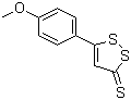 Anethole trithione molecular structure (CAS 532-11-6)