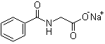 马尿酸钠盐分子结构 (CAS 532-94-5)