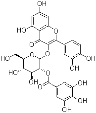 2'-O-Galloylhyperin molecular structure (CAS 53209-27-1)