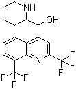 Mefloquine molecular structure (CAS 53230-10-7)