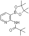 结构式 CAS# 532391-30-3, 2-(2,2,2-三甲基乙酰氨基)吡啶-3-硼酸频哪醇酯