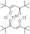 structure of CAS# 53293-32-6, Dichlorobis(dipivaloylmethanato)titanium(IV);cis-Dichlorobis(2,2,6,6-tetramethyl-3,5-heptanedionato)titanium(IV)