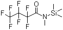 structure of CAS# 53296-64-3, N-Methyl-N-(trimethylsilyl)heptafluorobutyramide;N-Methyl-N-trimethylsilylheptafluorobutyramide