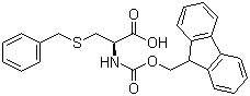 Fmoc-S-benzyl-L-cysteine molecular structure (CAS 53298-33-2)