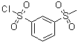 structure of CAS# 5335-40-0, 3-Methanesulfonylbenzenesulfonyl chloride;NSC 2940