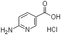 6-氨基烟酸盐酸盐分子结构 (CAS 5336-87-8)