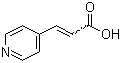 4-Pyridineacrylic acid molecular structure (CAS 5337-79-1)
