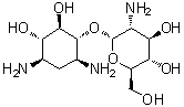 4-O-(2-氨基-2-脱氧-alpha-D-吡喃葡萄糖基)-2-脱氧-D-链霉胺分子结构 (CAS 534-47-4)
