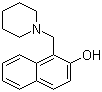 structure of CAS# 5342-95-0, 1-(Piperidinomethyl)-2-naphthol;1-Piperidinylmethyl-2-naphthol