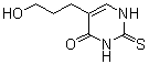 2,3-Dihydro-5-(3-hydroxypropyl)-2-thioxo-4(1H)-pyrimidinone molecular structure (CAS 53438-93-0)