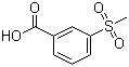 3-Methylsulphonylbenzoic acid molecular structure (CAS 5345-27-7)