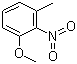 结构式 CAS# 5345-42-6, 3-甲基-2-硝基苯甲醚; 2-硝基-3-甲基苯甲醚