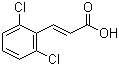 2,6-二氯肉桂酸分子结构 (CAS 5345-89-1)