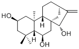 16-Kaurene-2,6,15-triol molecular structure (CAS 53452-32-7)