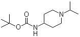 (1-Isopropylpiperidin-4-yl)carbamic acid tert-butyl ester molecular structure (CAS 534595-37-4)