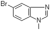 structure of CAS# 53484-15-4, 5-Bromo-1-methylbenzimidazole