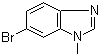 6-Bromo-1-methyl-1H-benzimidazole molecular structure (CAS 53484-16-5)