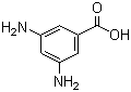 3,5-二氨基苯甲酸分子结构 (CAS 535-87-5)