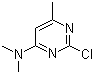 structure of CAS# 535-89-7, Crimidine;2-Chloro-4-(dimethylamino)-6-methylpyrimidine