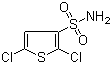 结构式 CAS# 53595-68-9, 2,5-二氯噻吩-3-磺酰胺