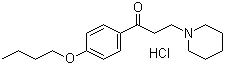 Dyclonine hydrochloride molecular structure (CAS 536-43-6)