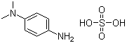 结构式 CAS# 536-47-0, N,N-二甲基-1,4-苯二胺硫酸盐