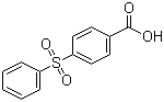 结构式 CAS# 5361-54-6, 4-苯磺酰苯甲酸