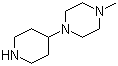 1-Methyl-4-(4-piperidinyl)piperazine molecular structure (CAS 53617-36-0)