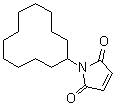 N-环十二烷基马来酰亚胺分子结构 (CAS 53629-18-8)