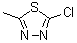 2-Chloro-5-methyl-1,3,4-thiadiazole molecular structure (CAS 53645-94-6)