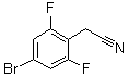 4-Bromo-2,6-difluorobenzeneacetonitrile molecular structure (CAS 537033-52-6)