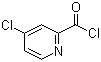 4-Chloropyridine-2-carbonyl chloride molecular structure (CAS 53750-66-6)
