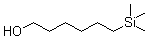 6-(三甲基硅烷基)己醇分子结构 (CAS 53774-47-3)