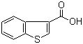 1-苯并噻吩-3-羧酸分子结构 (CAS 5381-25-9)