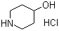 4-羟基哌啶盐酸盐分子结构 (CAS 5382-17-2)