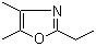 structure of CAS# 53833-30-0, 2-Ethyl-4,5-dimethyloxazole;4,5-Dimethyl-2-ethyloxazole