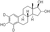 Estriol-2,4-D2 molecular structure (CAS 53866-32-3)