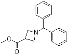 1-(二苯基甲基)氮杂环丁烷-3-羧酸甲酯分子结构 (CAS 53871-06-0)