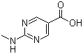 2-Methylaminopyrimidine-5-carboxylic acid molecular structure (CAS 5388-21-6)