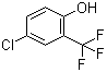 4-氯-2-(三氟甲基)苯酚分子结构 (CAS 53903-51-8)